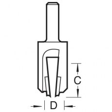 TREND 24/10X1/4TC Router Plug Maker 12mm