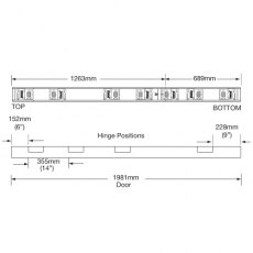 TREND H/JIG/C Contractor Two Part Skeleton Hinge Jig