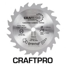 TREND CSB/16548TC 165mm x 15.88mm 48T Craft Saw Blade