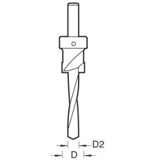 TREND CB38-316TC 4.76mm TCT Counterbore Set