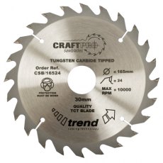 TREND CSB/18424A 184mm x30mm 24T Craft Saw Blade