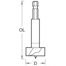 TREND Snappy - SNAP/FS/10 10mm x 80mm Forstner Bit
