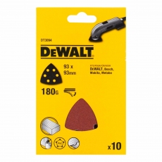 DEWALT DT3094QZ 93x93mm 180G Sanding Sheet 10pk