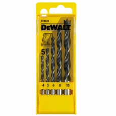 DEWALT DT4535QZ 5 piece Brad Point Drill Bit Set
