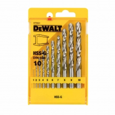 DEWALT DT5921QZ 10pc HSS-G Drill Bit Set
