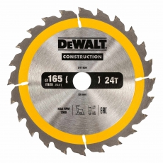DEWALT DT1934 165x20mm 24T Circ Saw Blade (AC)