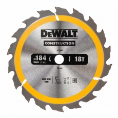 DEWALT DT1938 184x16mm 18T Circ Saw Blade (AC)