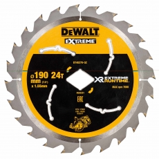 DEWALT DT40270QZ 190mm 24T Circular Saw Blade to fit DCS577