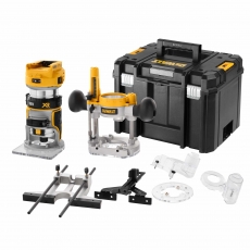 DEWALT DCW604NT 18v Brushless Router +Bases BODY ONLY