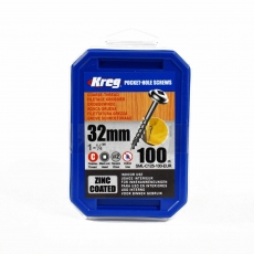 KREG SML-C125-100-INT 32mm Coarse Washer Head Screws 100pk KREG SML-C125-100-INT 32mm Coarse Washer Head Screws 100pk