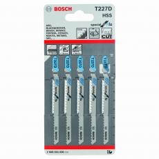 BOSCH Jigsaw blade T 227 D Special for Aluminium 5 pack