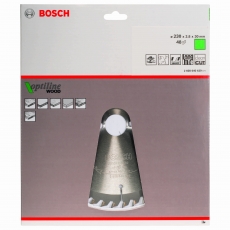 BOSCH 230 x 30 x 2,8 mm, 48 Optiline Wood circular saw blade