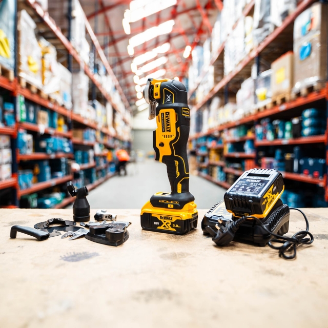 DEWALT DEWALT DCS356P2 18v Brushless 3-Speed Multi-Tool 2x5ah batteries