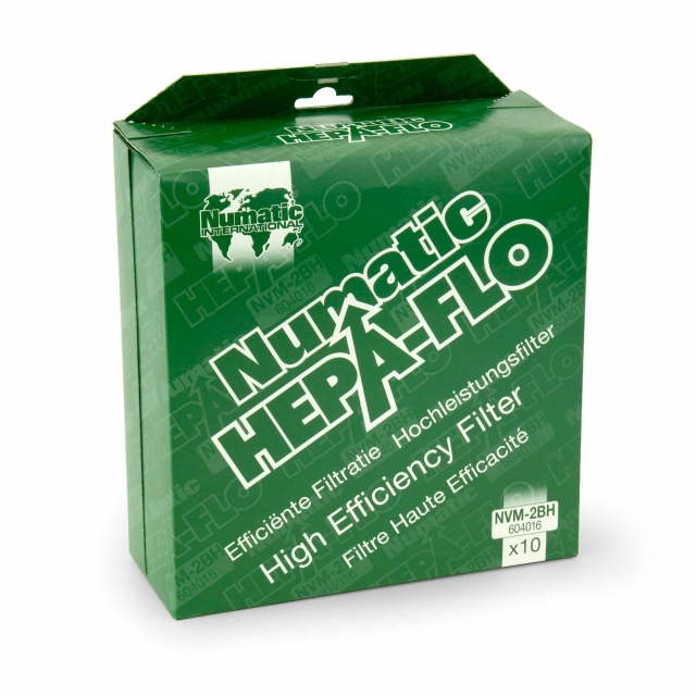 NUMATIC NUMATIC NVM-604016 Hepaflo Filter Bag 10pk NVM-2BH
