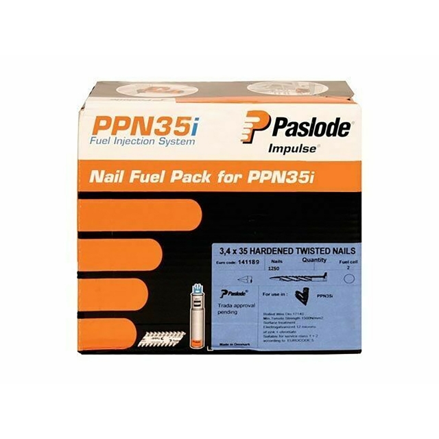 PASLODE PASLODE 141189 35x3.4mm Twisted Nails (1250/1)