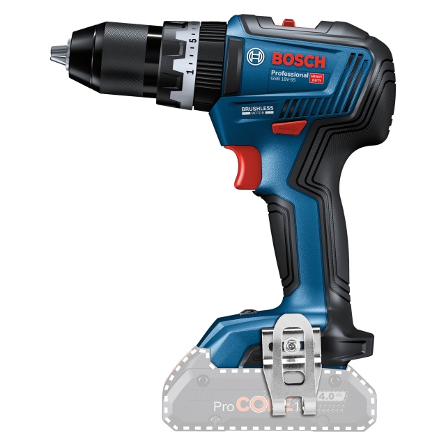 BOSCH BOSCH GSB18V-55 18v Brushless Combi Drill BODY + Case