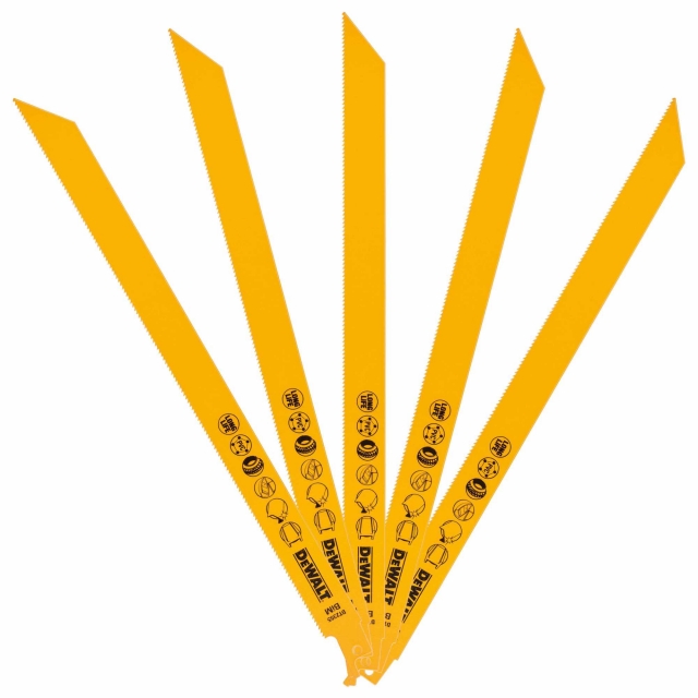 DEWALT DEWALT DT2355QZ 305mm Recip Blade- Metal/Rubb 5pk