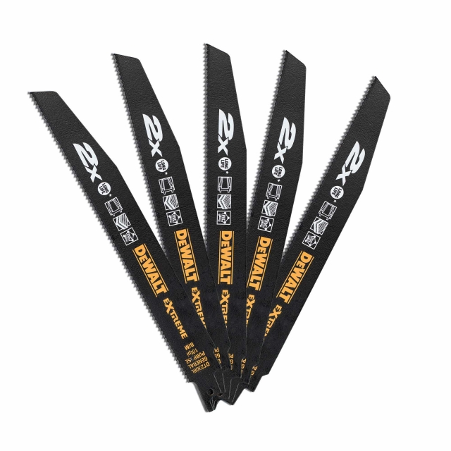DEWALT DEWALT DT2308LQZ 228mm 2X Life Recip Blade GP 5 pack