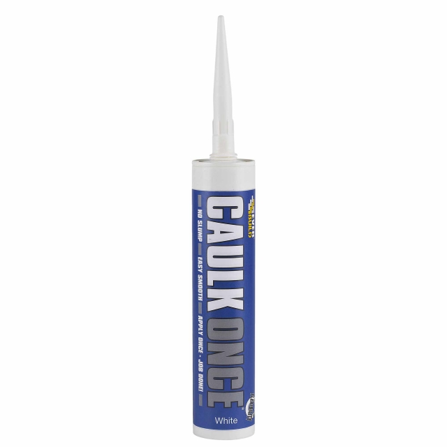 EVERBUILD EVERBUILD CAULK ONCE Acrylic Caulk 295ml - White