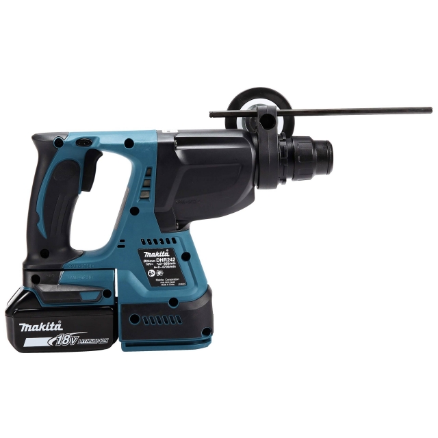 MAKITA MAKITA DHR242RTJ 18v Brushless SDS Rotary Hammer Drill with 2x5ah Batteries