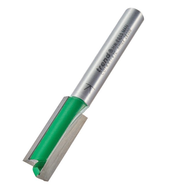 TREND TREND C014X1/4TC Two Flute Cutter 9.5mm x 24.5mm