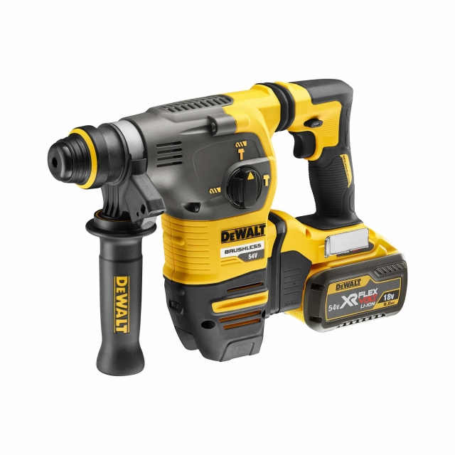 DEWALT DEWALT DCH333X2 54v Flexvolt SDS Plus Hammer Drill with 2x 9ah Batteries