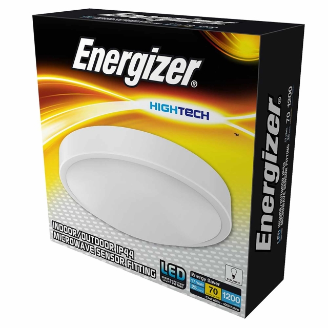 ENERGIZER ENERGIZER S13025 17w 1200 Lum IP44 Sensor Light