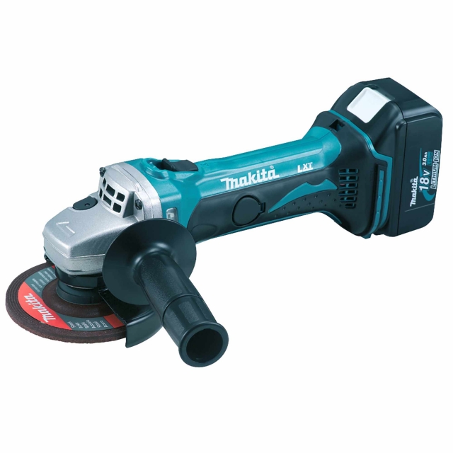 MAKITA MAKITA DGA452RTJ 18v 115mm Grinder with 2x5ah Batteries