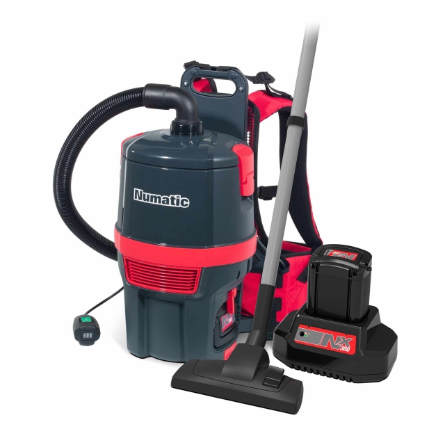 NUMATIC NUMATIC 912746 RSB150NX 36v Backpack Vac with 2 Batteries