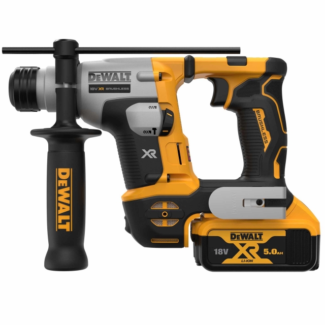 DEWALT DEWALT DCH172P2 18v Brushless Compact SDS Plus Hammer Drill with 2x5ah Batteries