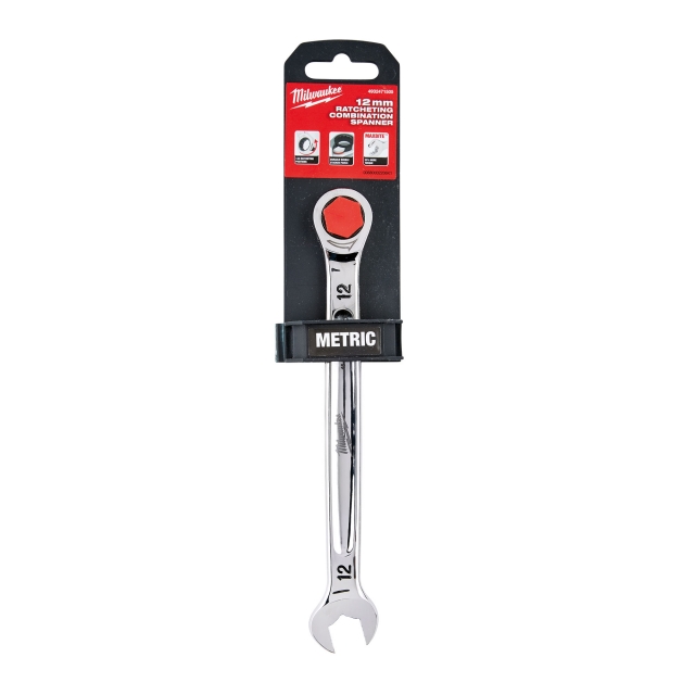MILWAUKEE MILWAUKEE 4932471505 Maxbite Ratcheting Combination Spanner 12mm