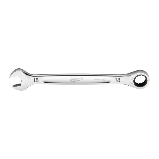 MILWAUKEE MILWAUKEE 4932471511 Maxbite Ratcheting Combination Spanner 18mm