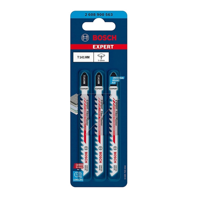 BOSCH BOSCH 2608900563 T141HM Jigsaw Blades 3 pack