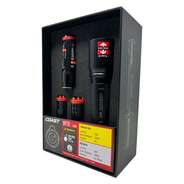 COAST COAST HP7R Rechargeable Focusing Torch Set 300 Lumens