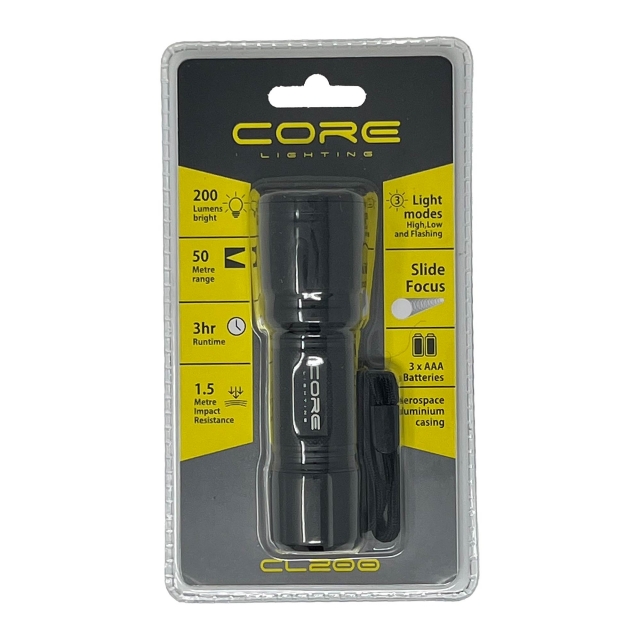 CORE LIGHTING CORE LIGHTING CL200 Focusing Torch - 200 Lumens