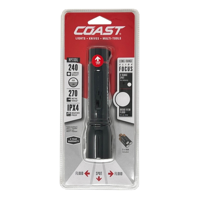 COAST COAST HP7-XDL LED Focusing Torch - 240 Lumens