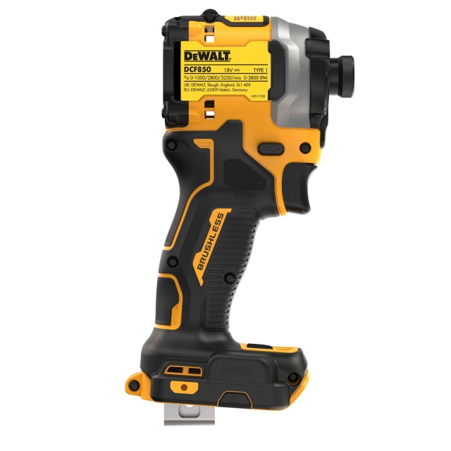 DEWALT DEWALT DCF850E2T 18v Brushless Impact Driver with 2 x Powerstack Batteries