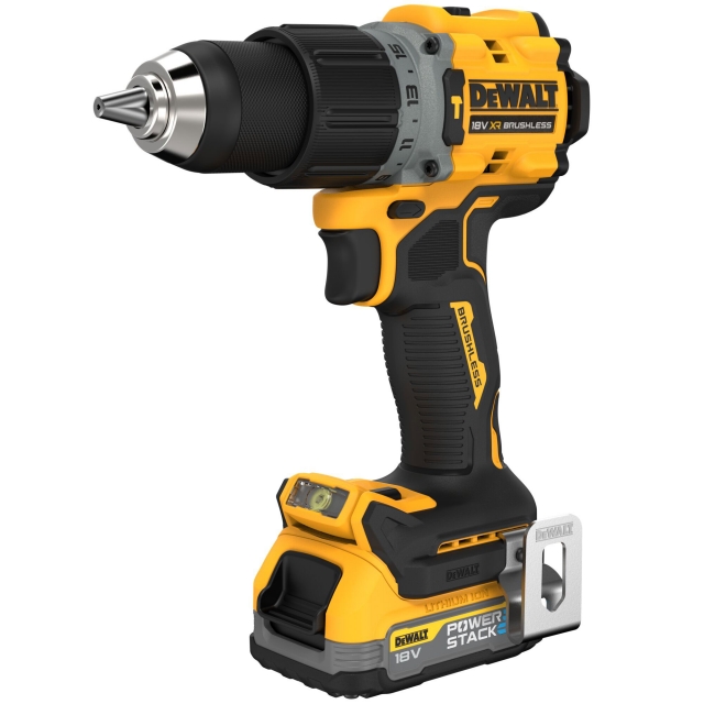 DEWALT DEWALT DCD805E2T 18v Brushless Combi Drill with 2 x Powerstack Batteries