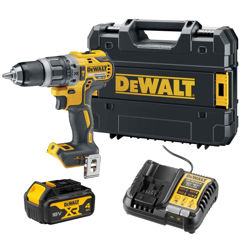 DEWALT DEWALT DCD796M1 18v Brushless Combi Drill with 1x4ah Battery