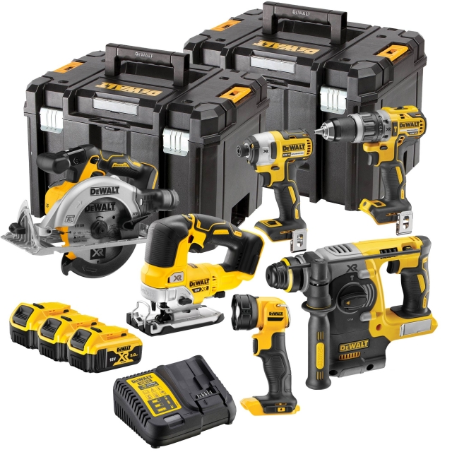 DEWALT DEWALT DCK690P3T 18v Brushless 6 Piece Kit with 3x5ah Batteries