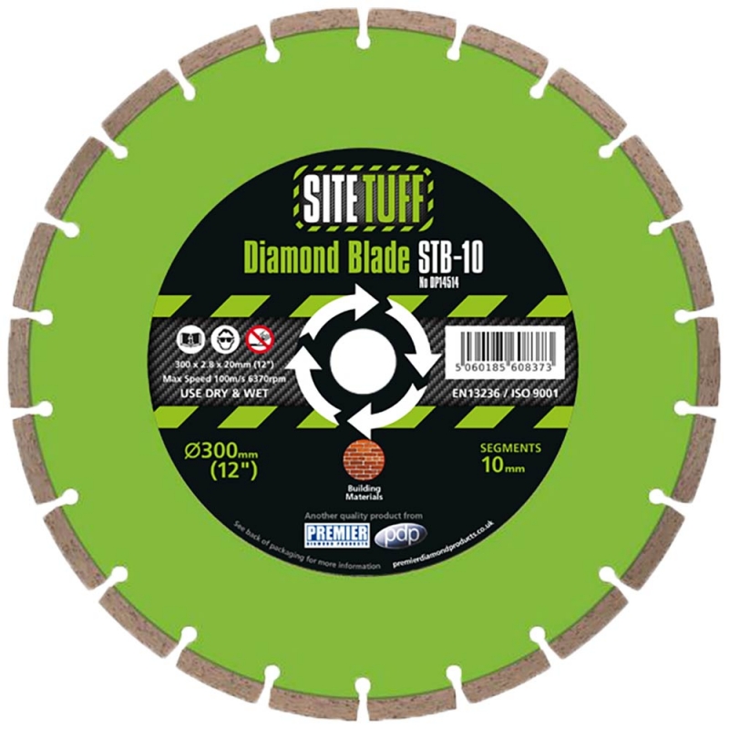 PREMIER DIAMOND PREMIER DIAMOND DP14514 300x2.8x10x20mm Building Material Blade