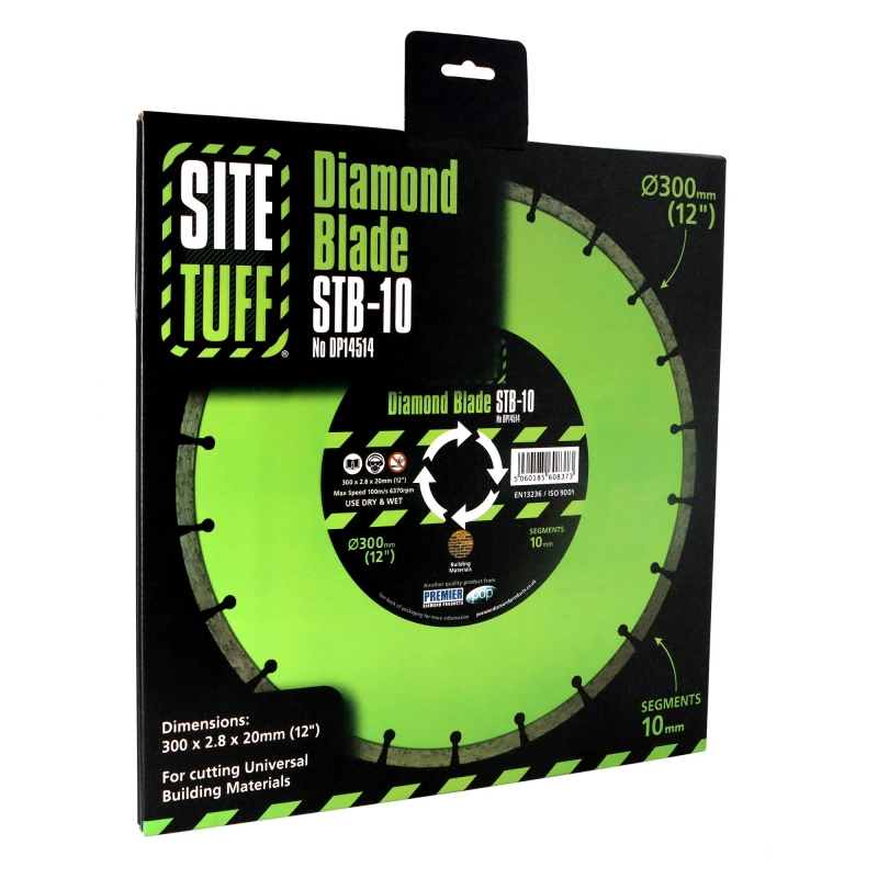 PREMIER DIAMOND PREMIER DIAMOND DP14514 300x2.8x10x20mm Building Material Blade