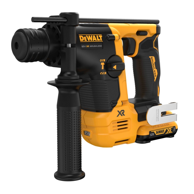 DEWALT DEWALT DCH072L2 12v Brushless Compact SDS Plus Hammer Drill with 2x3ah Batteries
