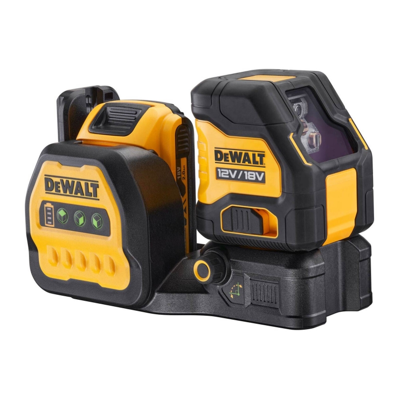 DEWALT DEWALT DCE088D1G18 18v Green Cross Line Laser with 1x2ah Battery