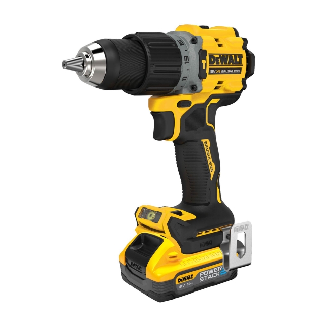 DEWALT DEWALT DCK2050H2T 18v Brushless DCD805/DCF850 Twin Pack with  2x5ah Powerstack Batteries