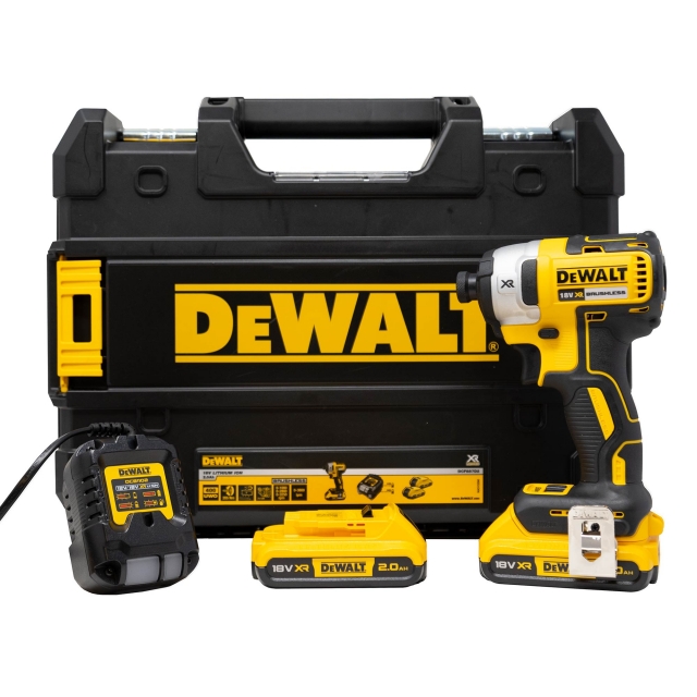 DEWALT DEWALT DCF887D2 18v Brushless Impact Driver with 2x2ah Batteries