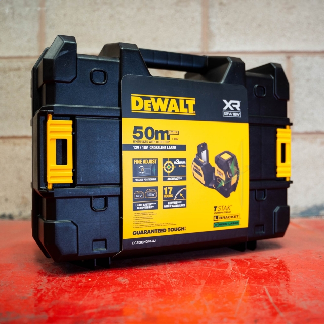 DEWALT DEWALT DCE088NG18 18v Green Cross Line Laser BODY ONLY