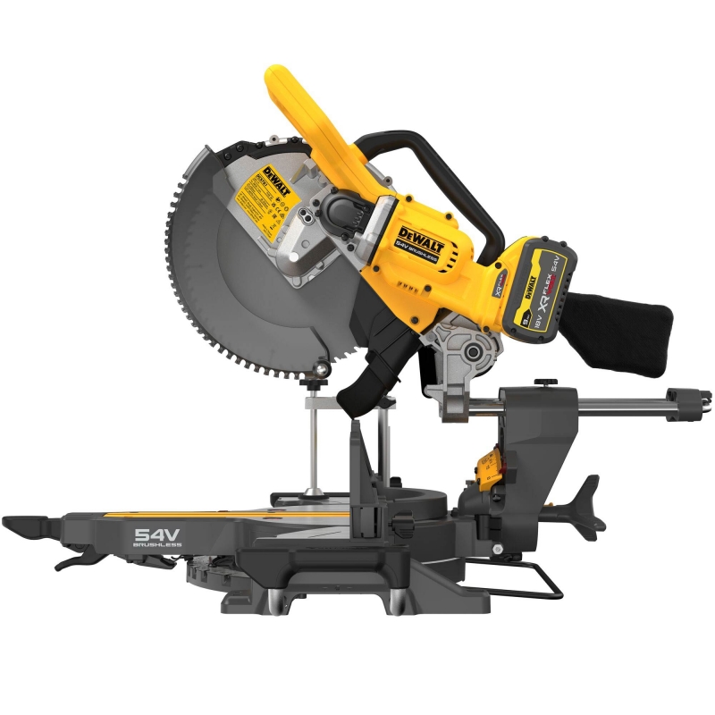 DEWALT DEWALT DCS781X2 54v Brushless 305mm FLEXVOLT Mitre Saw with 2x9ah batteries
