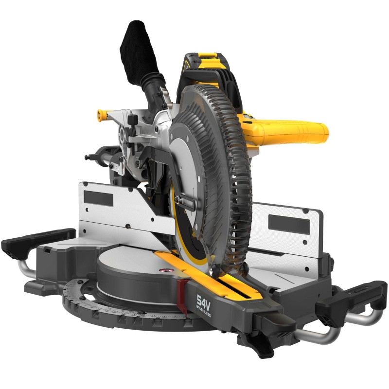 DEWALT DEWALT DCS781X2 54v Brushless 305mm FLEXVOLT Mitre Saw with 2x9ah batteries