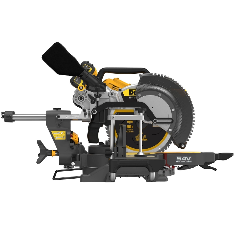 DEWALT DEWALT DCS781X2 54v Brushless 305mm FLEXVOLT Mitre Saw with 2x9ah batteries